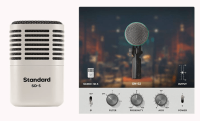 Universal Audio SD-5 Dynamic Microphone with Hemisphere Modeling